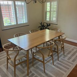 Article Dining Table + 6 Chairs