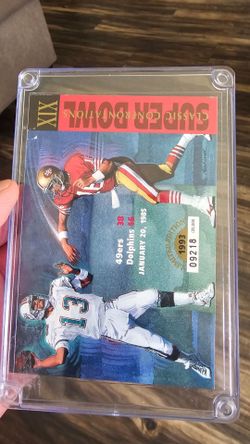 XiX super Bowl promo card San Francisco 49ers