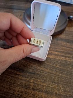 MAN RING SILVER BEAUTIFUL SIZE 8.5