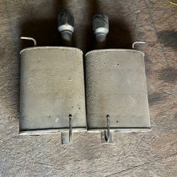 Stock Mufflers Off A 2014 V6 Mustang 