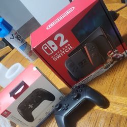 Nintendo Switch 2 W/ Controllers! (No Original Brick)