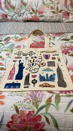 NEW YORK SOUVENIR CANVAS BAG