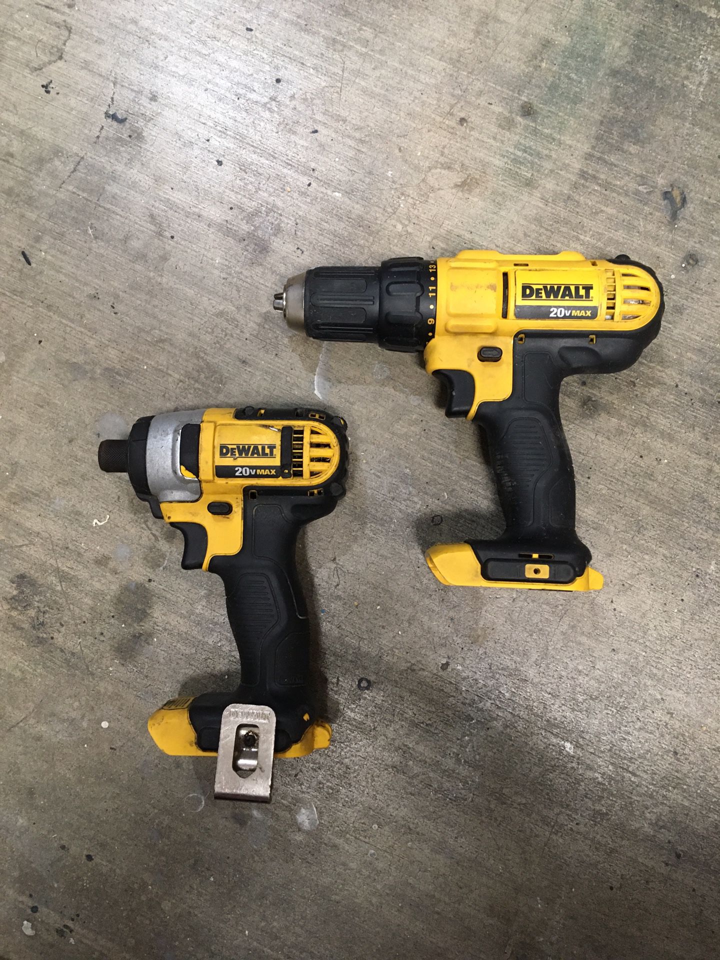 20v Max Drill Driver and Impact (Tools Only)
