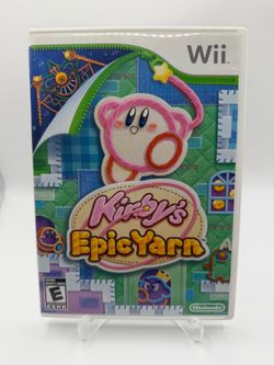 Kirby's Epic Yarn Nintendo Wii Game