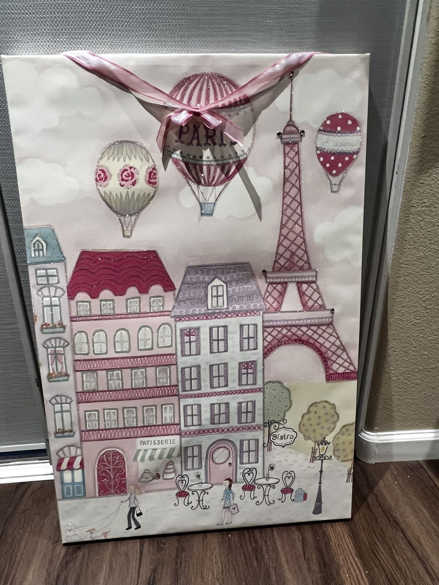 Paris Canvas Girls Decor