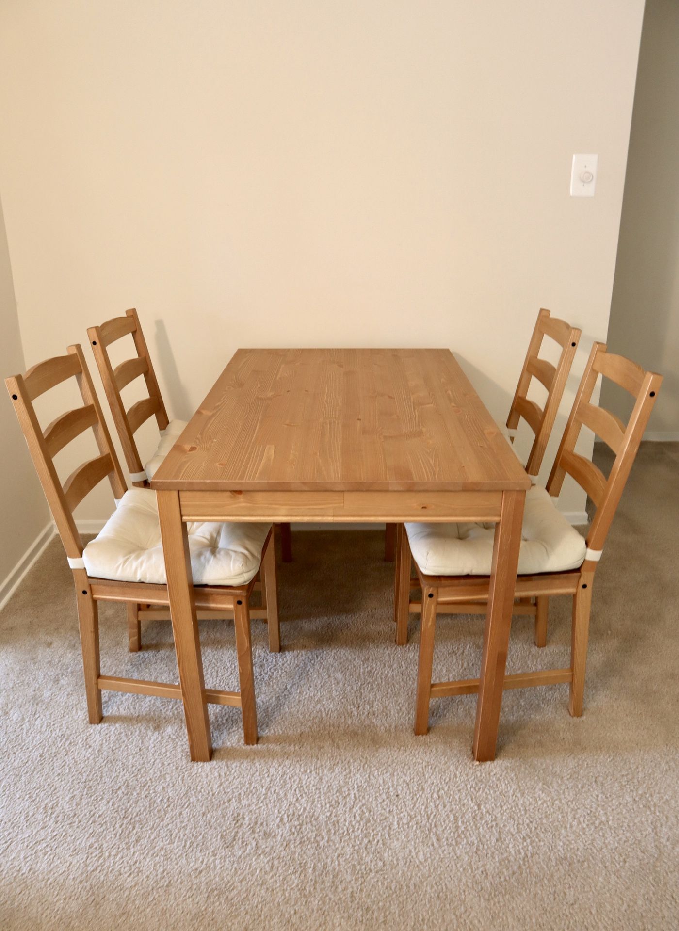 IKEA dining table and chairs set