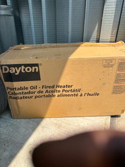 I have a brand new oil fired portable heater for Sale