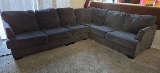 Dark blue couch