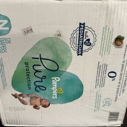 Pampers Pure Protection Newborn Diapers - 128 Count (Size N) 💲15 – Brand New