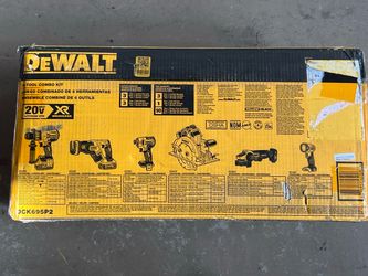 Brand New DEWALT 20V MAX XR 6 Tool Combo Kit DCK695P2