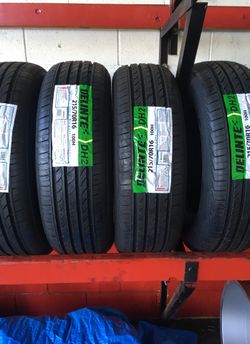 215 70R16 DELINTE 50,000 miles