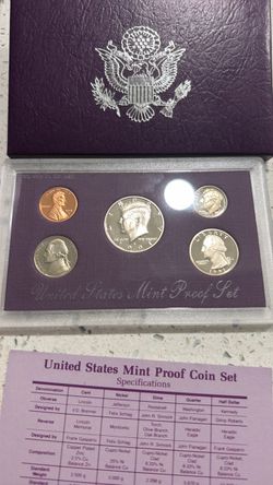 1991 U.S. Mint Proof Coin Set