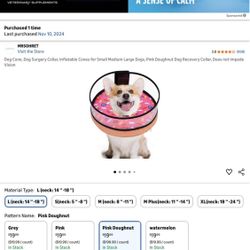 Dog Doughnut Recovery Inflatable Collar Cone