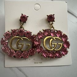 Pink Diamond G Earring 