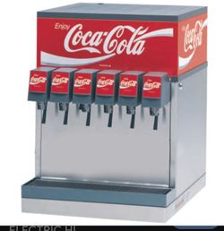 Lancer 1500 – 6 Valve Soda Fountain Dispenser – 2022 – Refrigerated – Needs Minor Repair