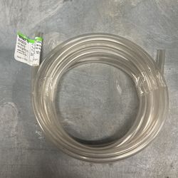 Clear Vinyl Tubing 3:8 “ X 1/4” 10ft