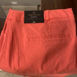 Pants worthington slim fit
