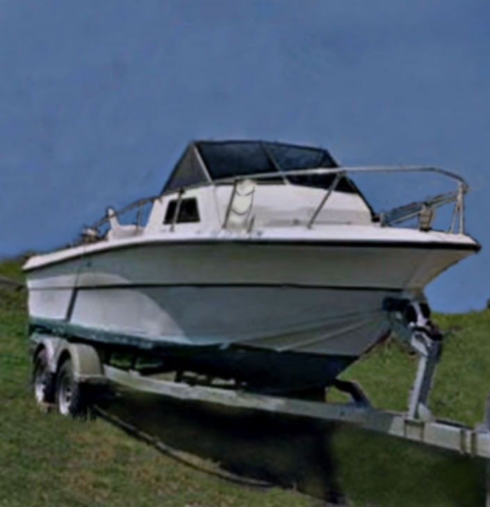 22 Ft Angler Walk Around With Cabin, Mercury Inboard Motor
