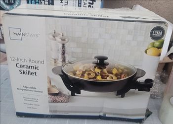 Mainstays 12-inch electric skillet (se hable español)