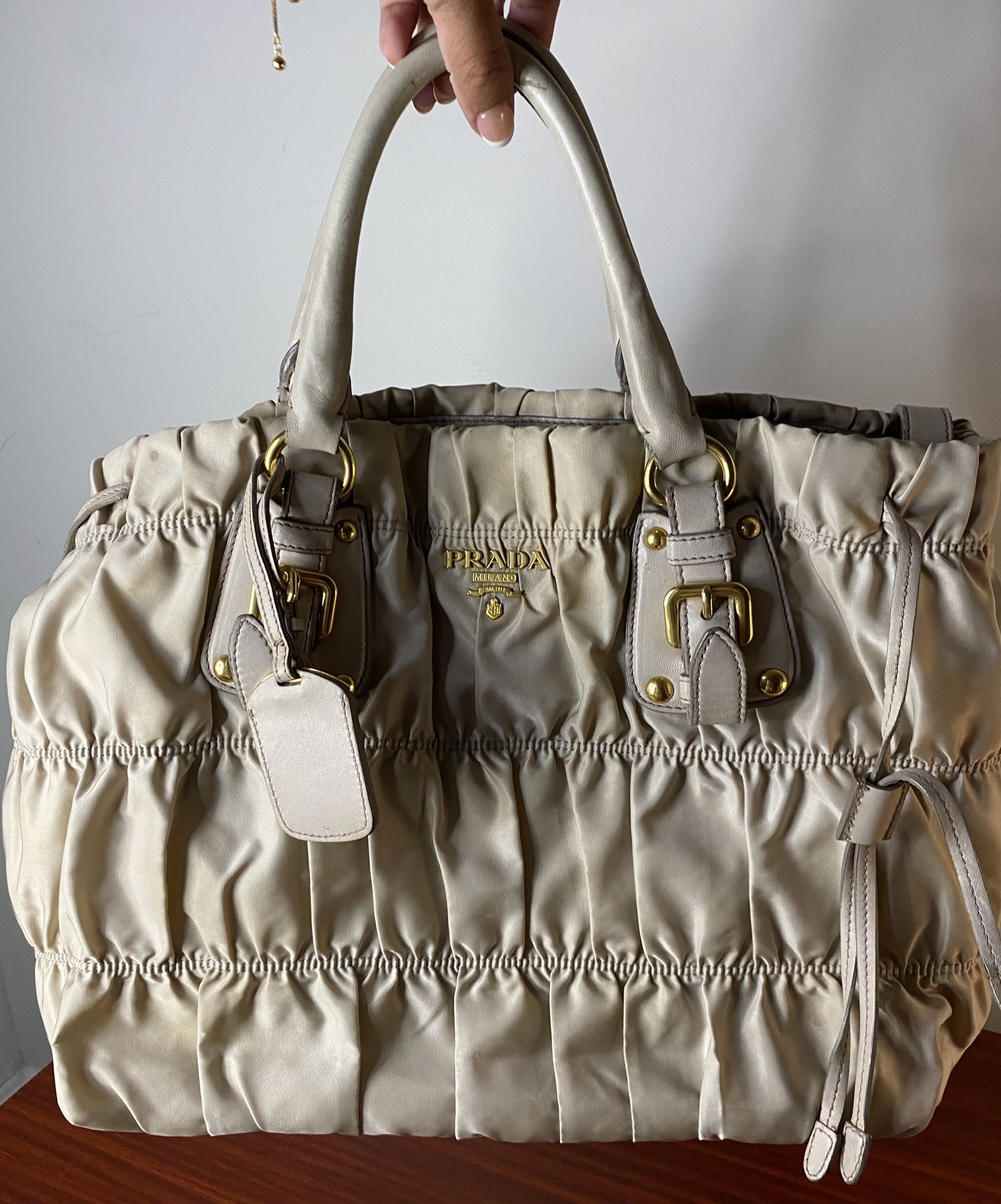 Prada Tessuto Gaufre Satchel Bag