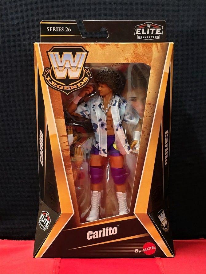 🤼♂️WWE Elite Legends Carlito Action Figure & Accessories, Series 26 Collectible Set