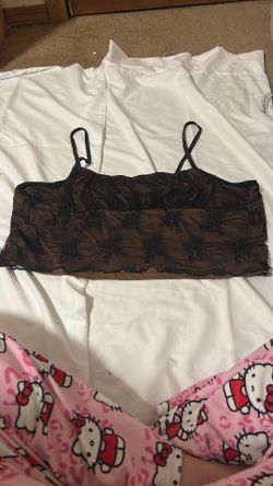 Cropped brown floral shirt