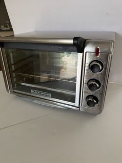 stainless steel BLACK+DECKER Crisp 'N Bake Air Fry Toaster Oven
