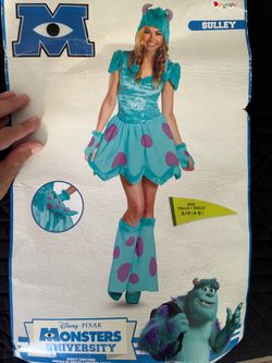 Monsters University Sulley Adult Costume Size S