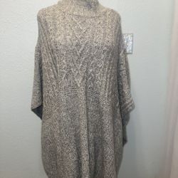 ugg pancho cape sweater size medium large 