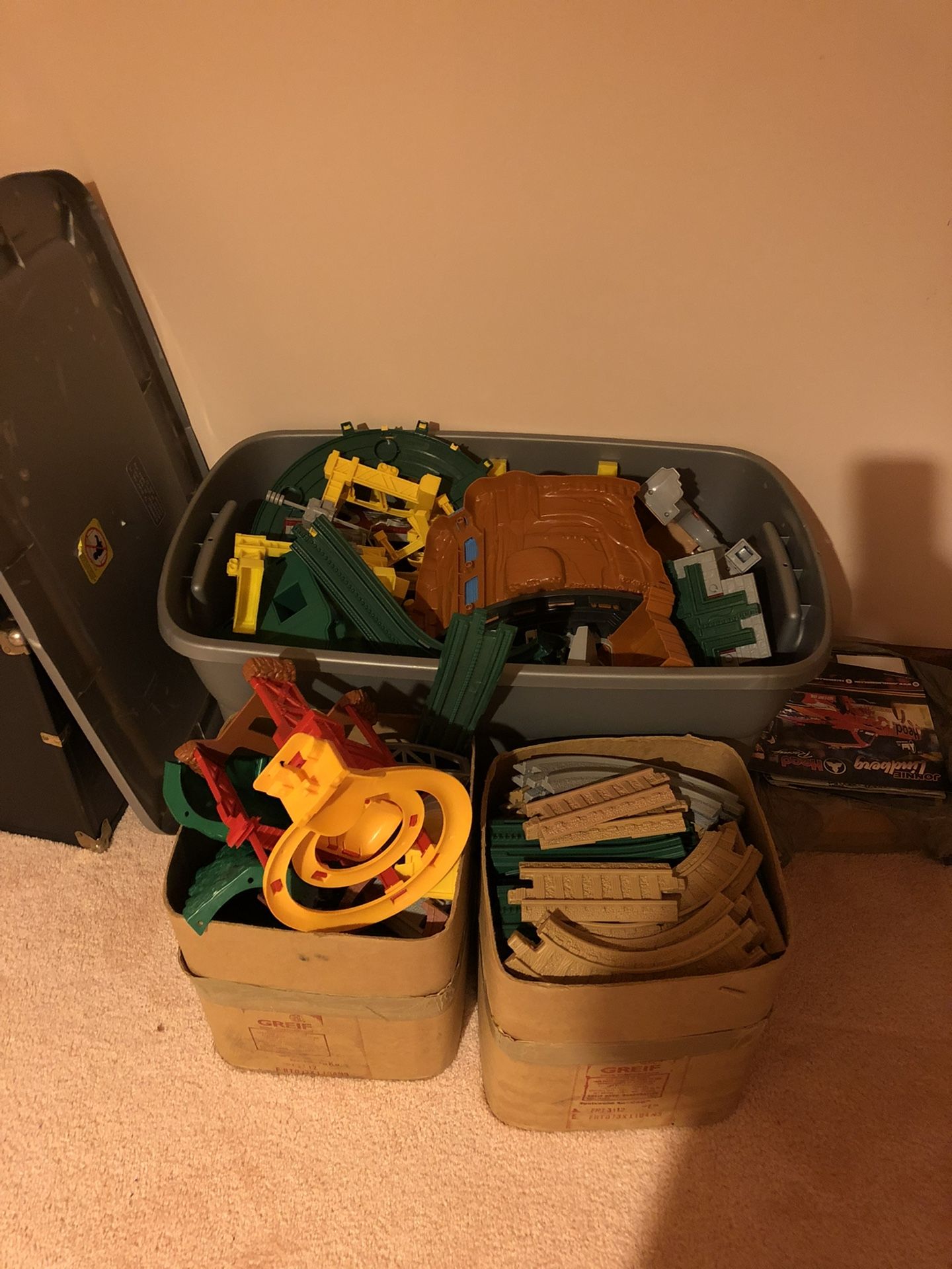 Huge Lot Of Geo Trax Trains