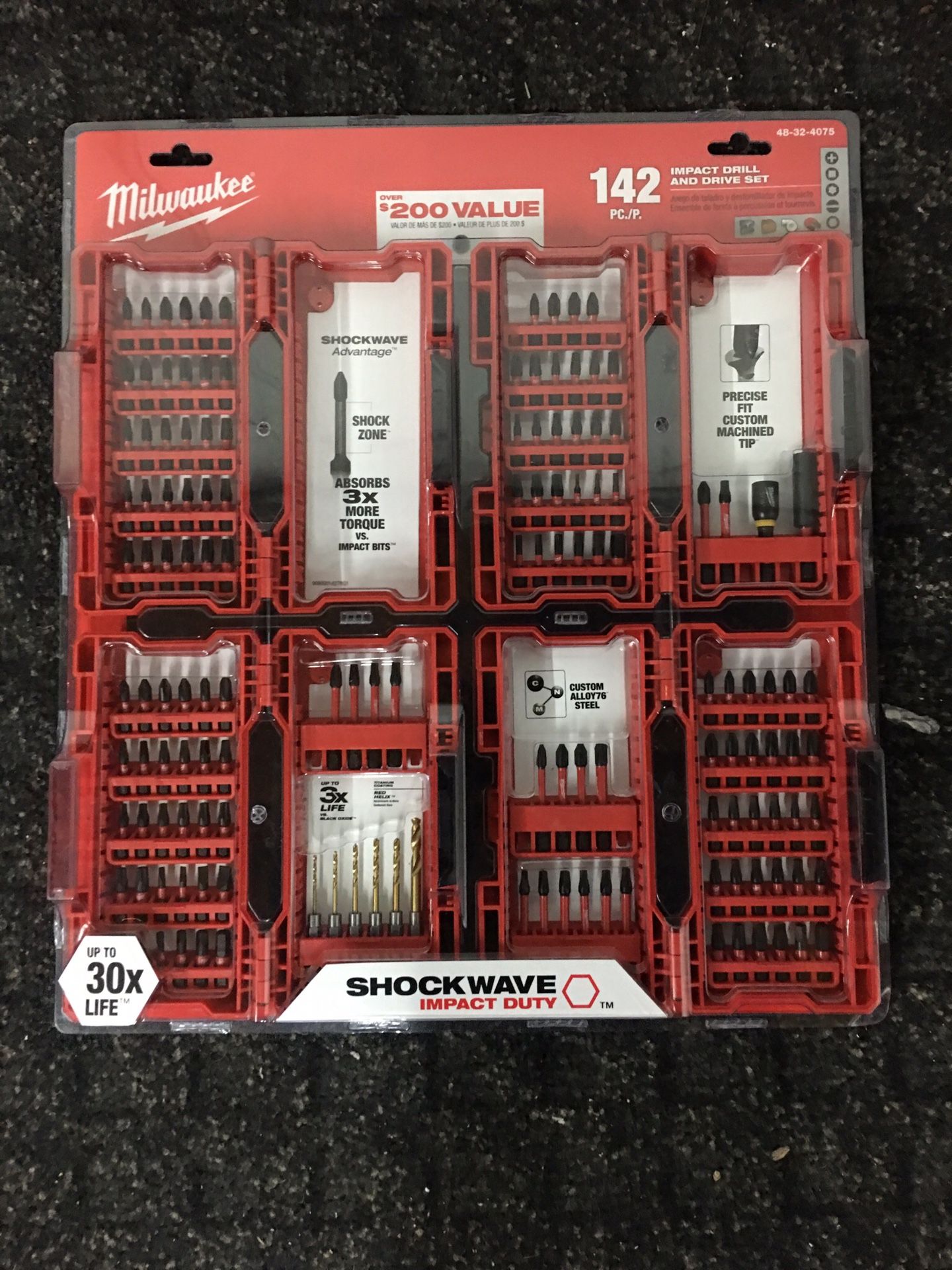 Milwaukee SHOCKWAVE IMPACT DUTY Driver Bit Set (142-Piece)