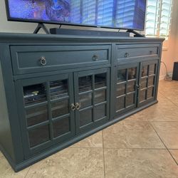 Green TV stand 