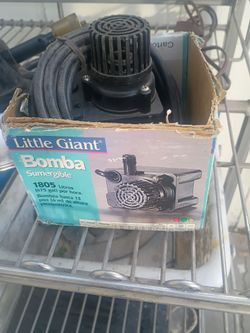 Little Giant submersible pump