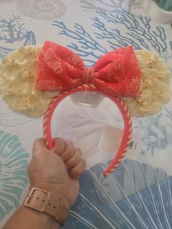 Disney Popcorn Minnie Mouse with Bow Ears Headband