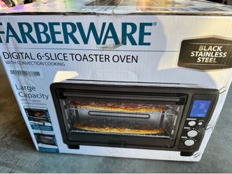 NEW - Farberware Digital 6-Slice Convection Toaster Oven (Never Used)