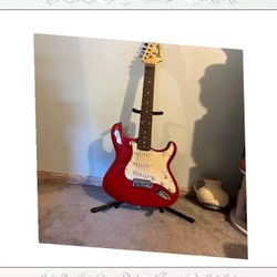 Electric Guitar Jam Out with Top Tier Sound Excellence end child