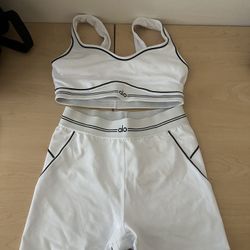 White Shorts ALO Set!