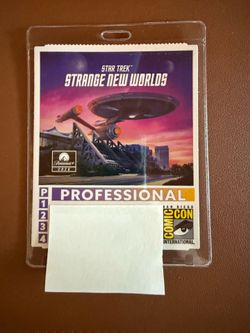 2026 SDCC Comic Con Professional Badge 4 Days And Preview Male Or Female