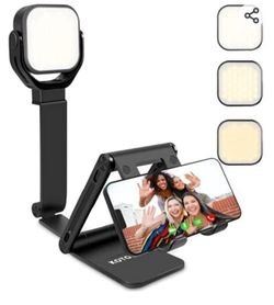 Selfie Light & Cell Phone Holder 2-in-1 