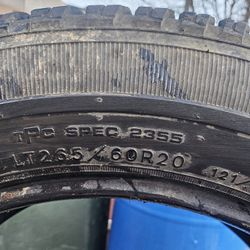 265/60/R20 Goodyear  Tires