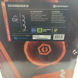 Gaming Computer CyberPowerPC Intel Core i7-13700F RTX 4060TI