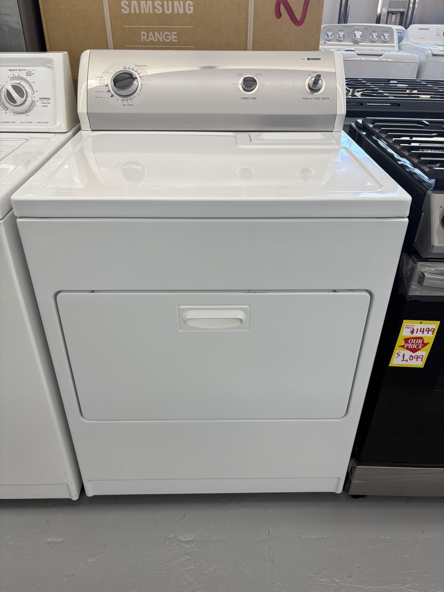Used Kenmore Electric 220 v Dryer / 3 Months Warranty 