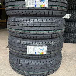 (4) - 225/65/17 Waterfall Terra X H/T Tires
