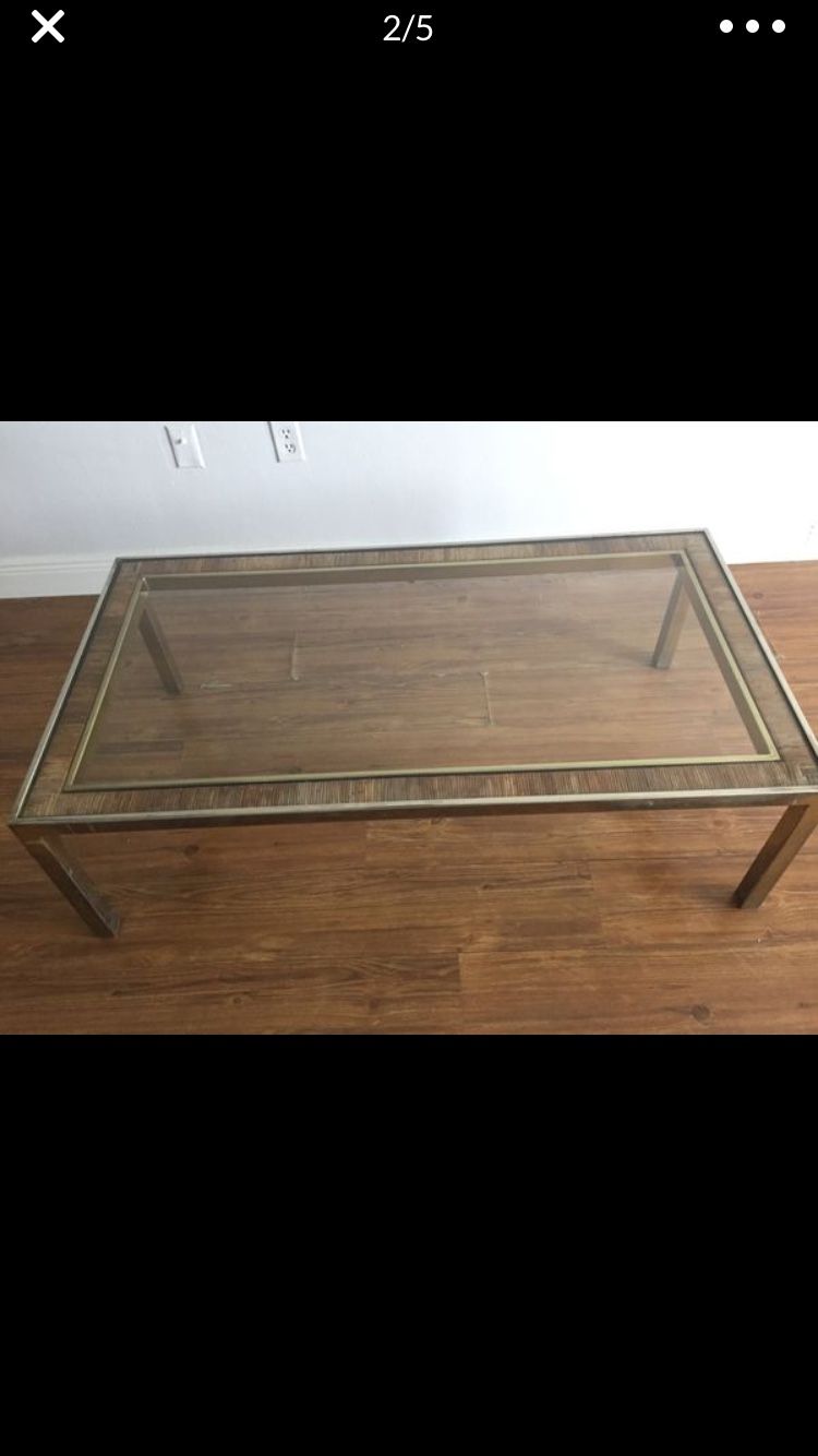 Free glass coffee table excellent condition