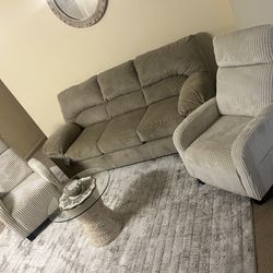 Brand New Set Of Ashley Sofa With 2 Side Chairs And Pearl Capiz Coffee Table Pickup Gaithersburg Md20877 Can Be Moved Out Of The Patio No Stairs 