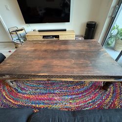 Bohemian Teakwood Hand-Crafted Coffee Table 