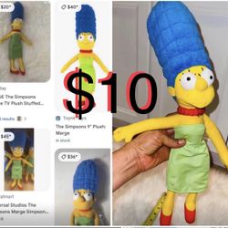 $10 Universal studios Plushy Marge Simpsons 19” Tall in great condition