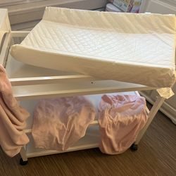 Changing Table, Changing Mat And 3 Covers 