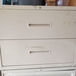2  Draw Horizontall Hon File Cabinets