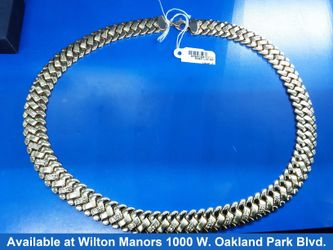 Herringbone Chain - Yellow Gold 10k (.417) 24.8 grams 18 inch